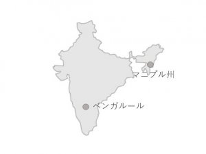 ベンガルール周辺地図